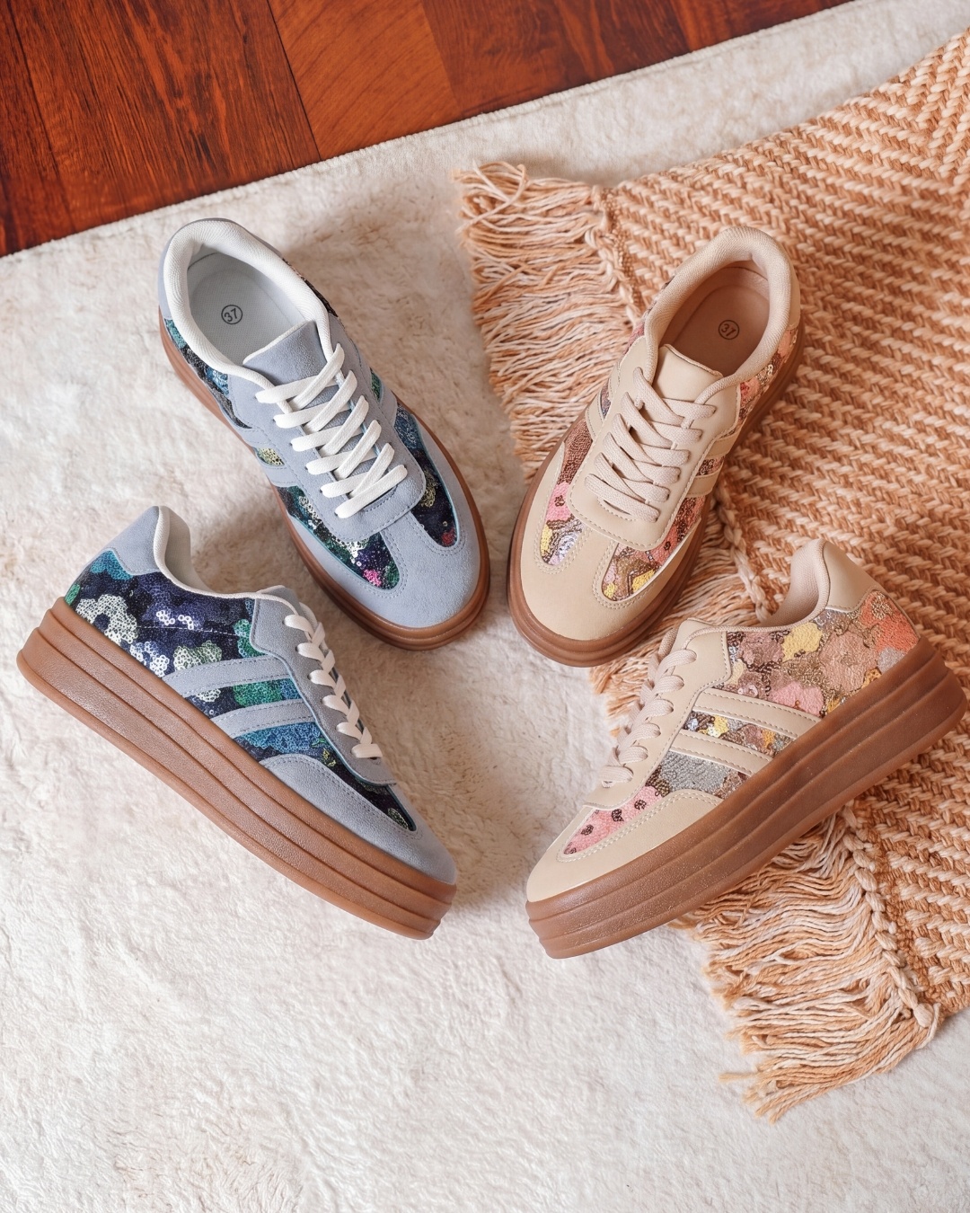 Mayorista COVANA / CHICMUSE - Zapatillas con lentejuelas
