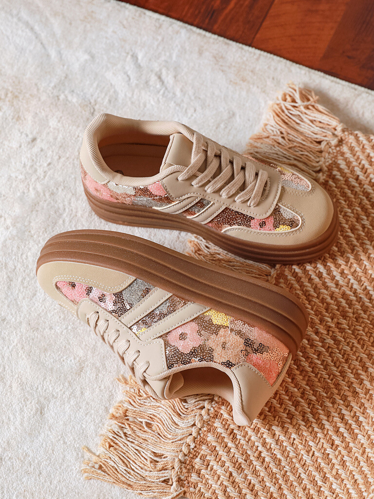 Grossiste COVANA / CHICMUSE - Baskets à sequins