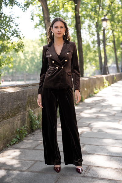 Grossiste Choklate - Ensemble veste et pantalon en velours Grossiste Choklate - Ensemble veste et pantalon en velours