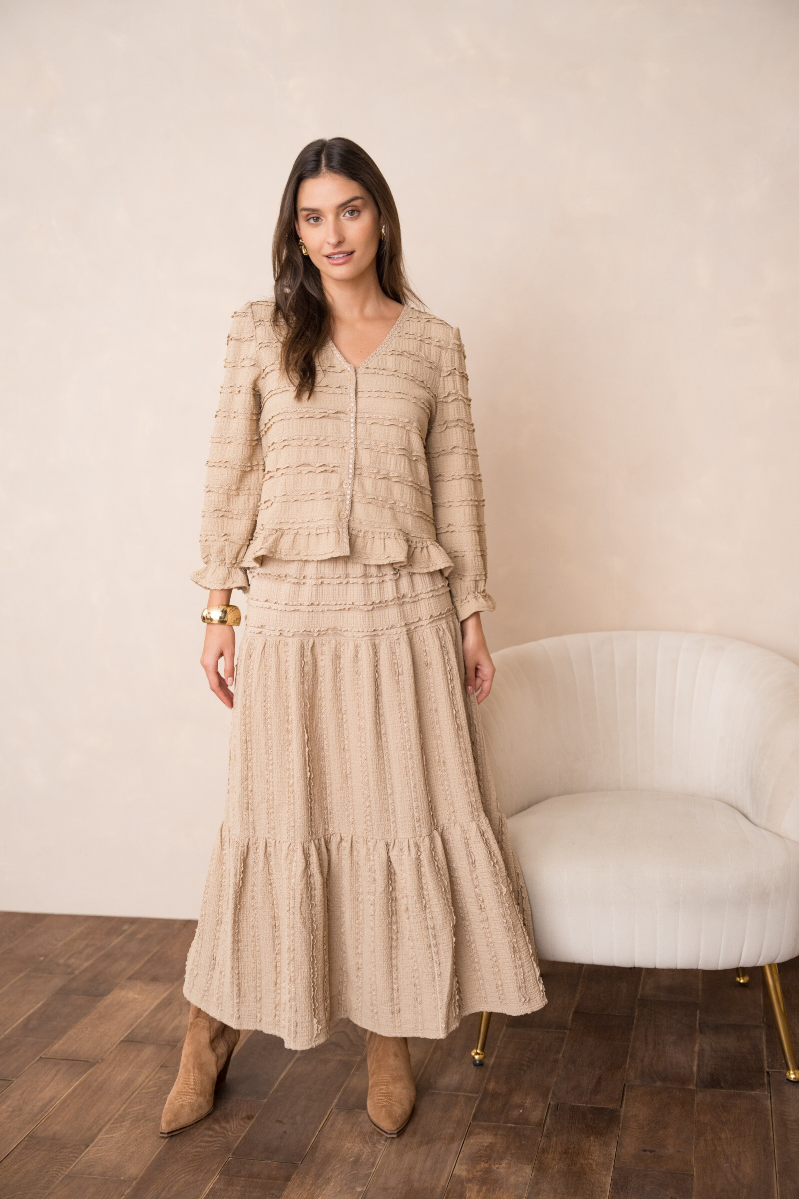Wholesaler Choklate - Pre-Fall buttoned Capucine blouse