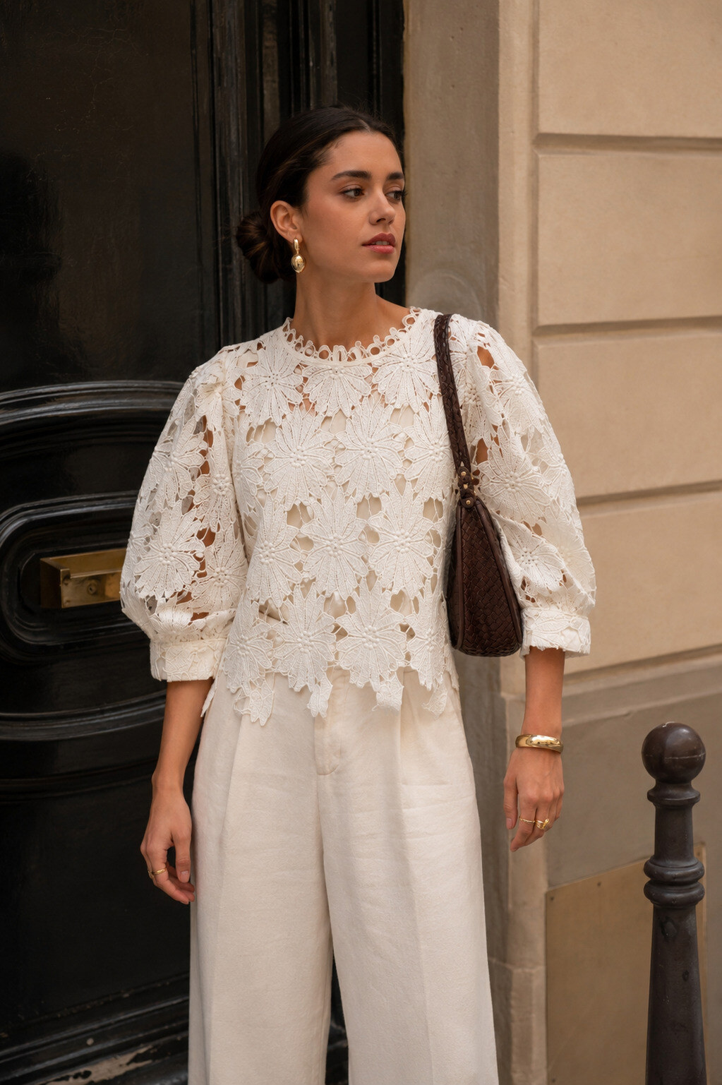 Grossista Choklate - Blusa in pizzo guipure