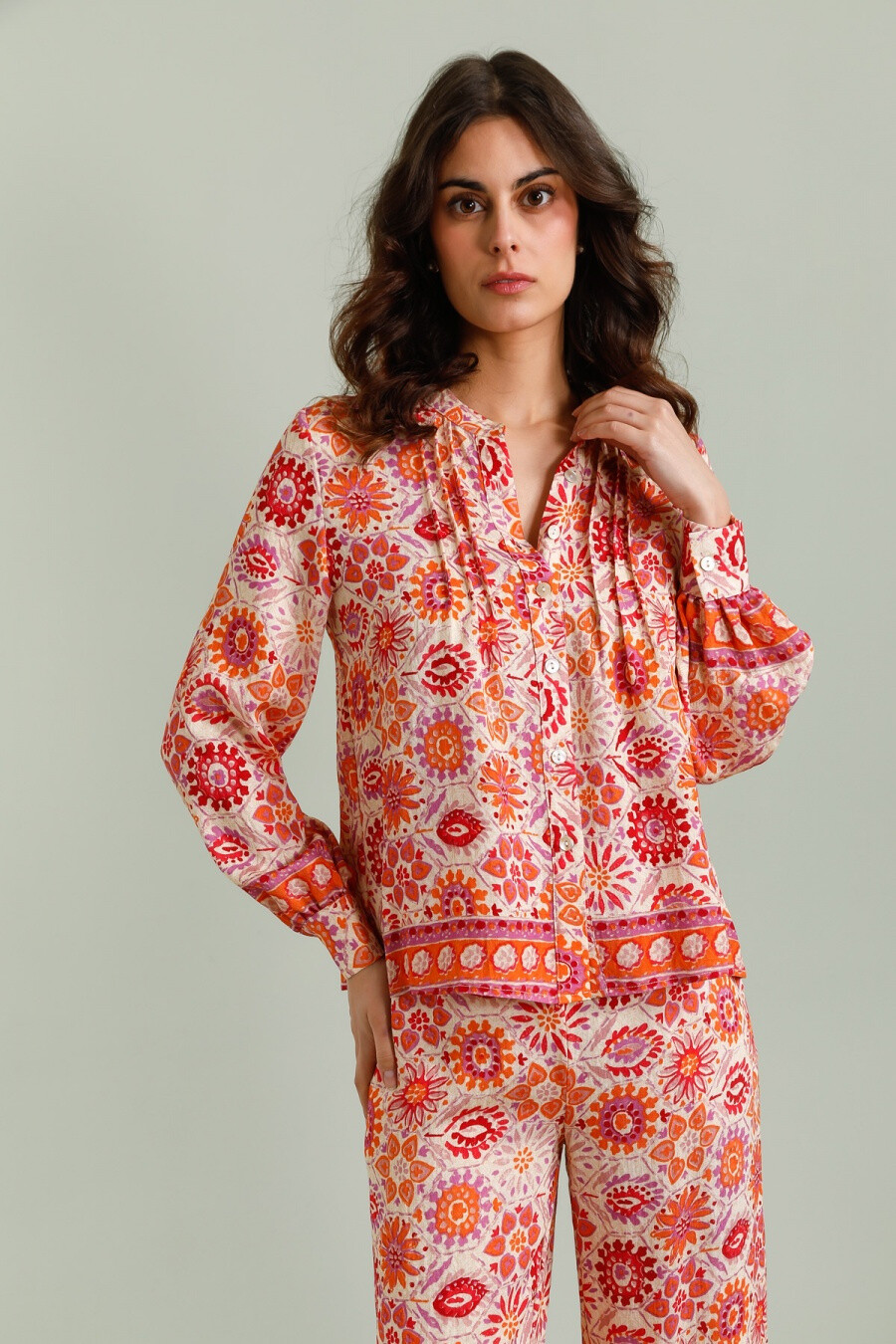 Grossiste Choklate - Blouse imprimée Thea en viscose