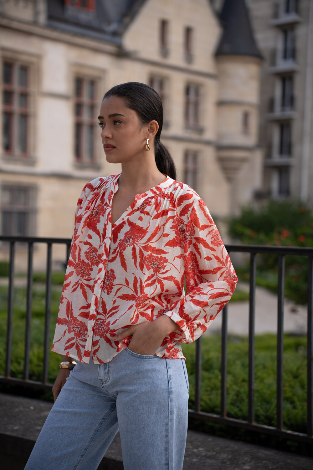 Wholesaler Choklate - Saint Tropez printed shirt