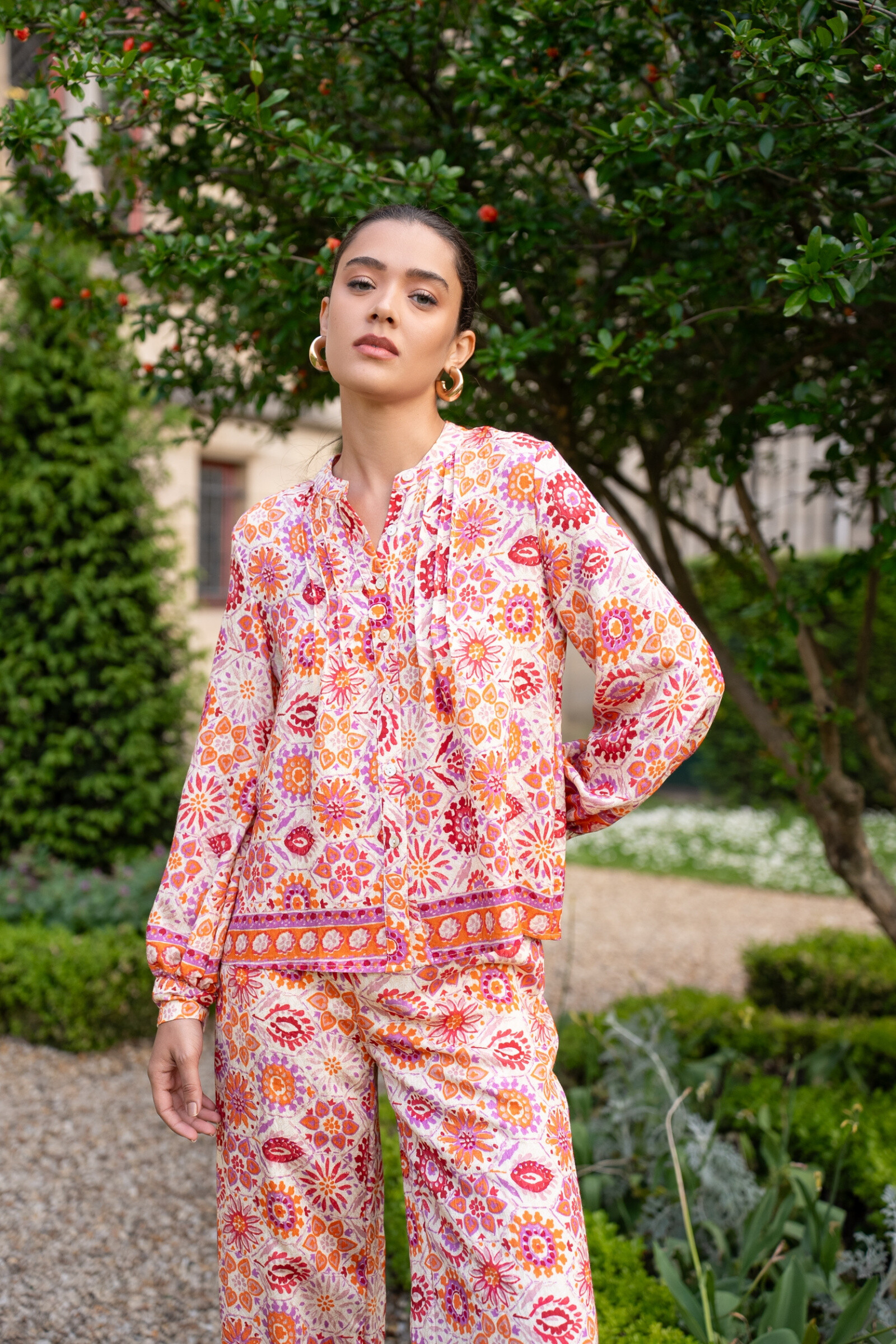 Mayorista Choklate - THEA BLUSA IMPRESA EN VISCOSE