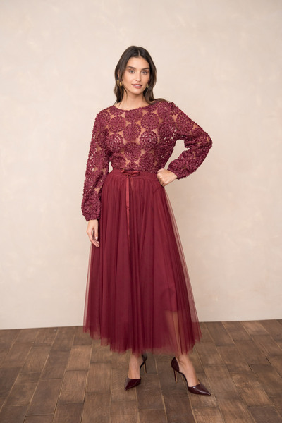 Grossiste Choklate - Jupe longue Aria en tulle - Couleurs SS25 Grossiste Choklate - Jupe longue Aria en tulle - Couleurs SS25