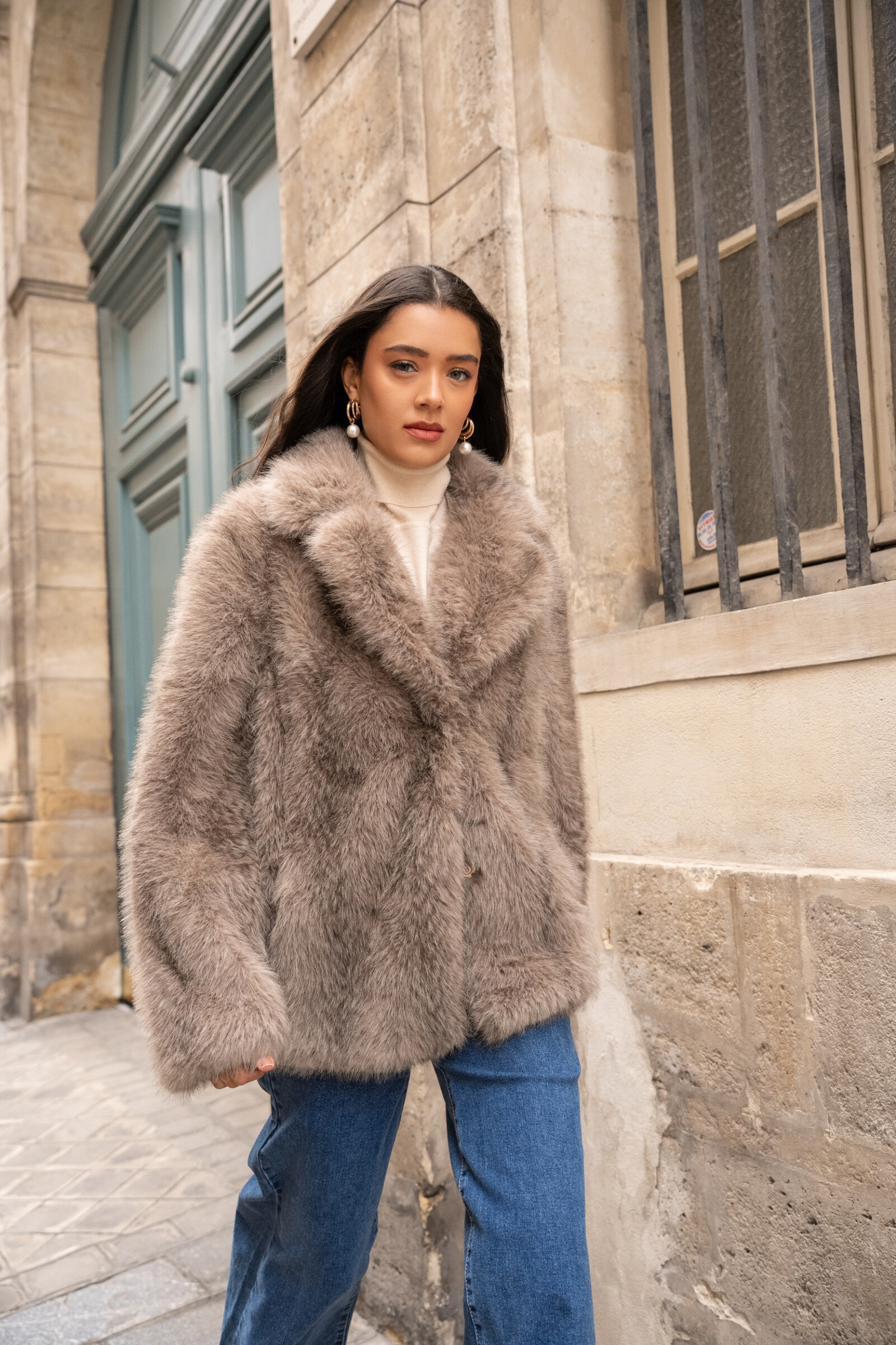 Wholesaler Choklate - Faux fur jacket