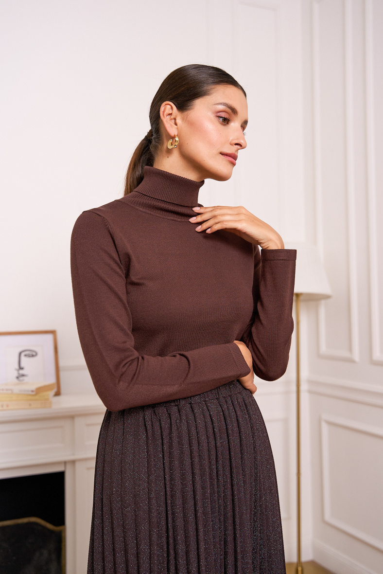 Grossiste Choklate - Pull col roulé en maille