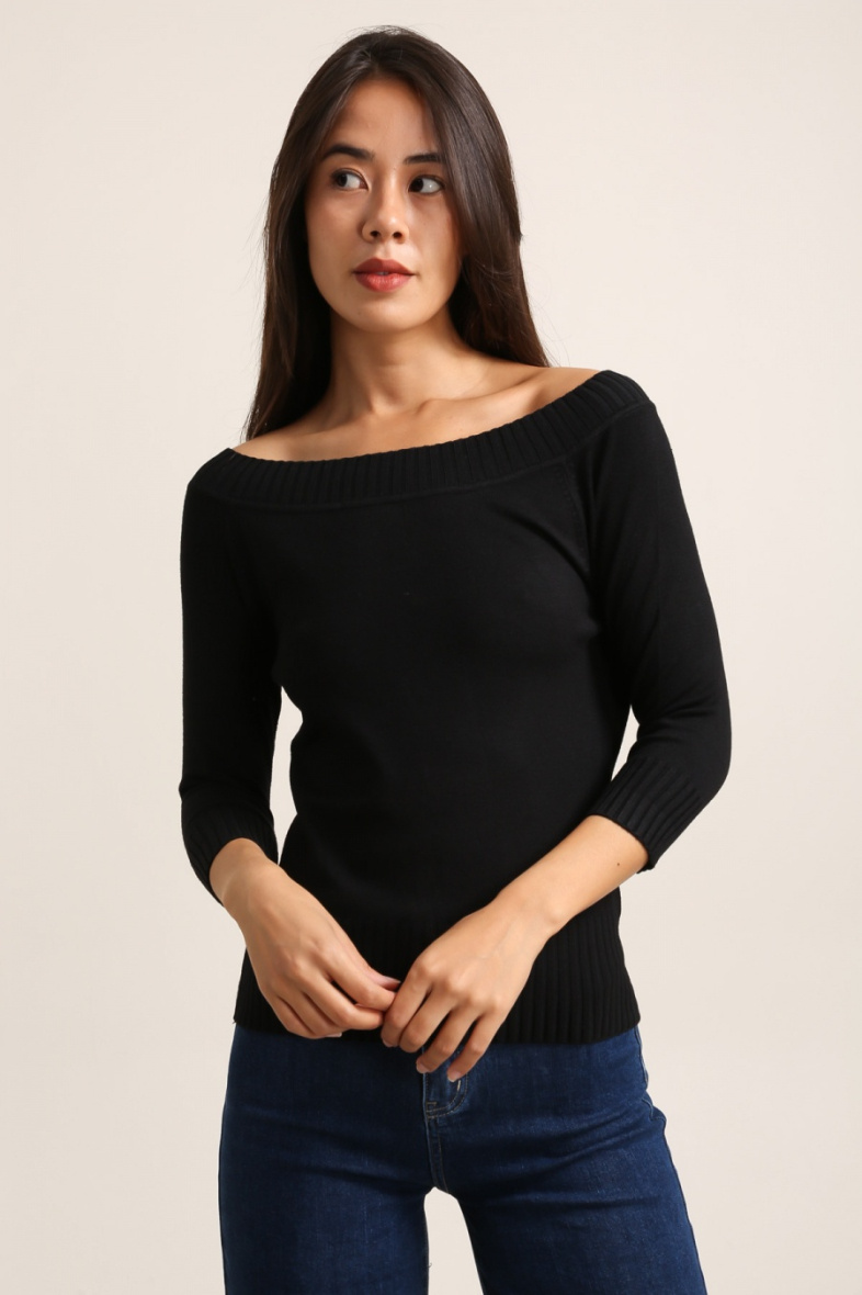 Grossiste Choklate - Pull en maille col bateau