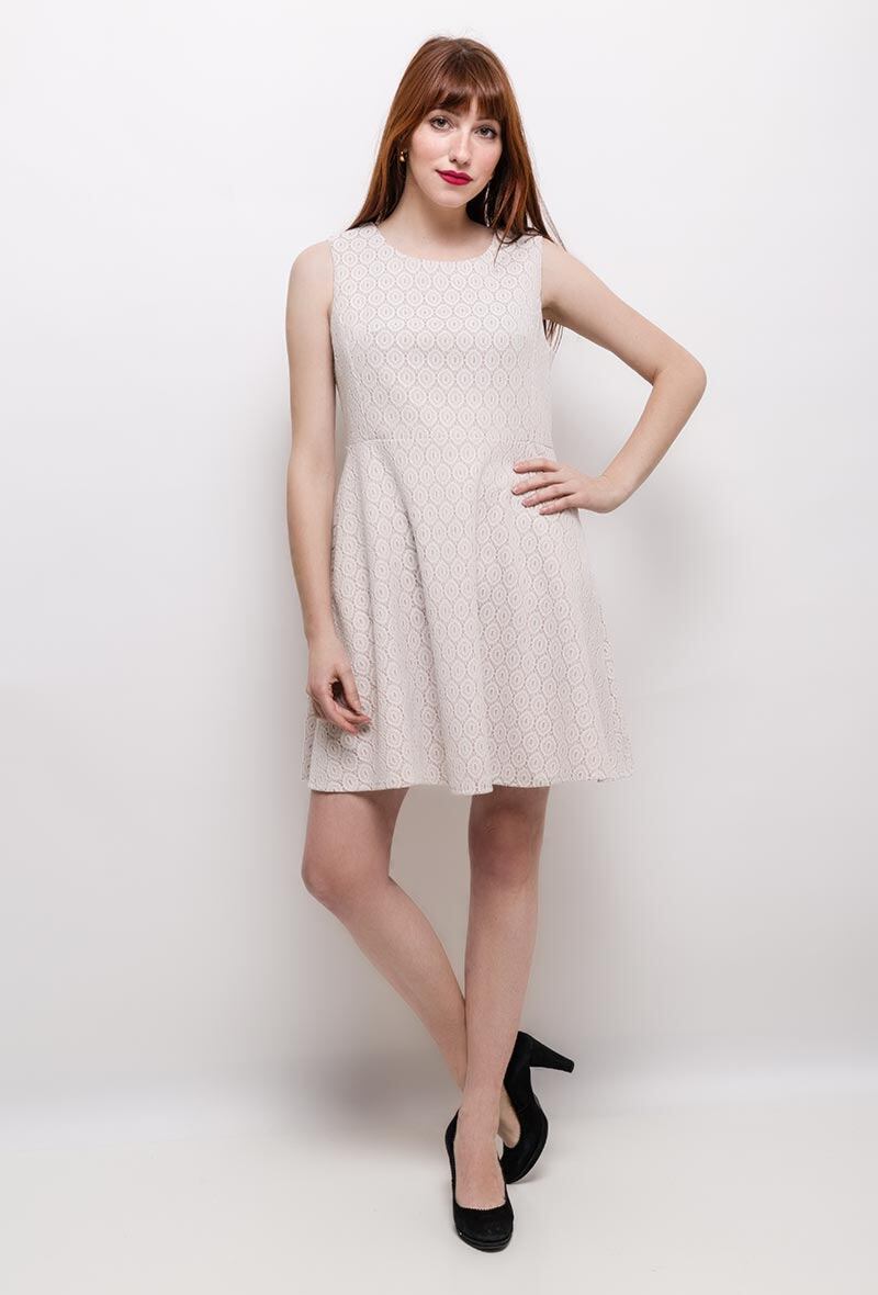 Großhändler Choklate - Skater-Kleid in Übergröße
