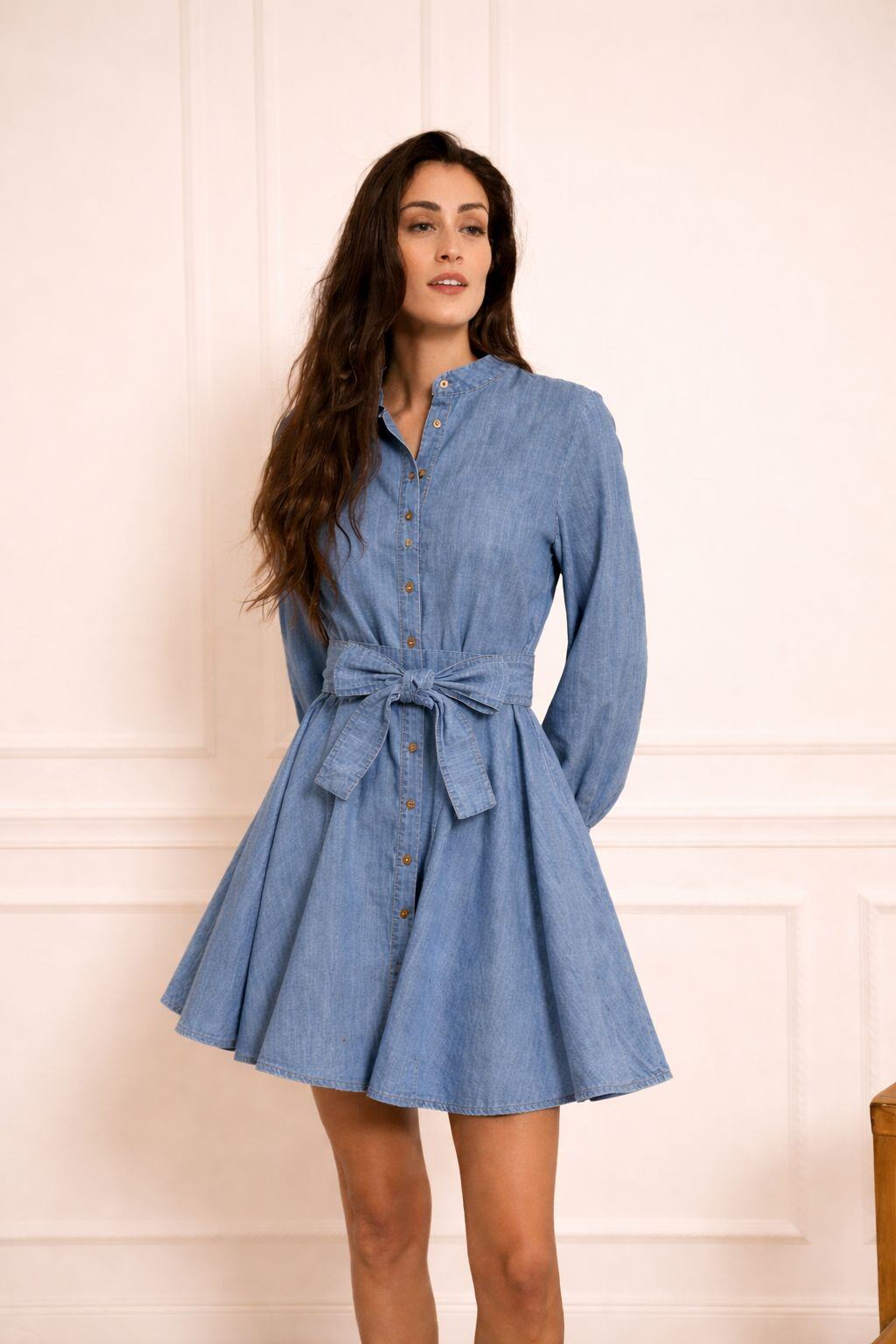 Wholesaler Choklate - Denim skater dress