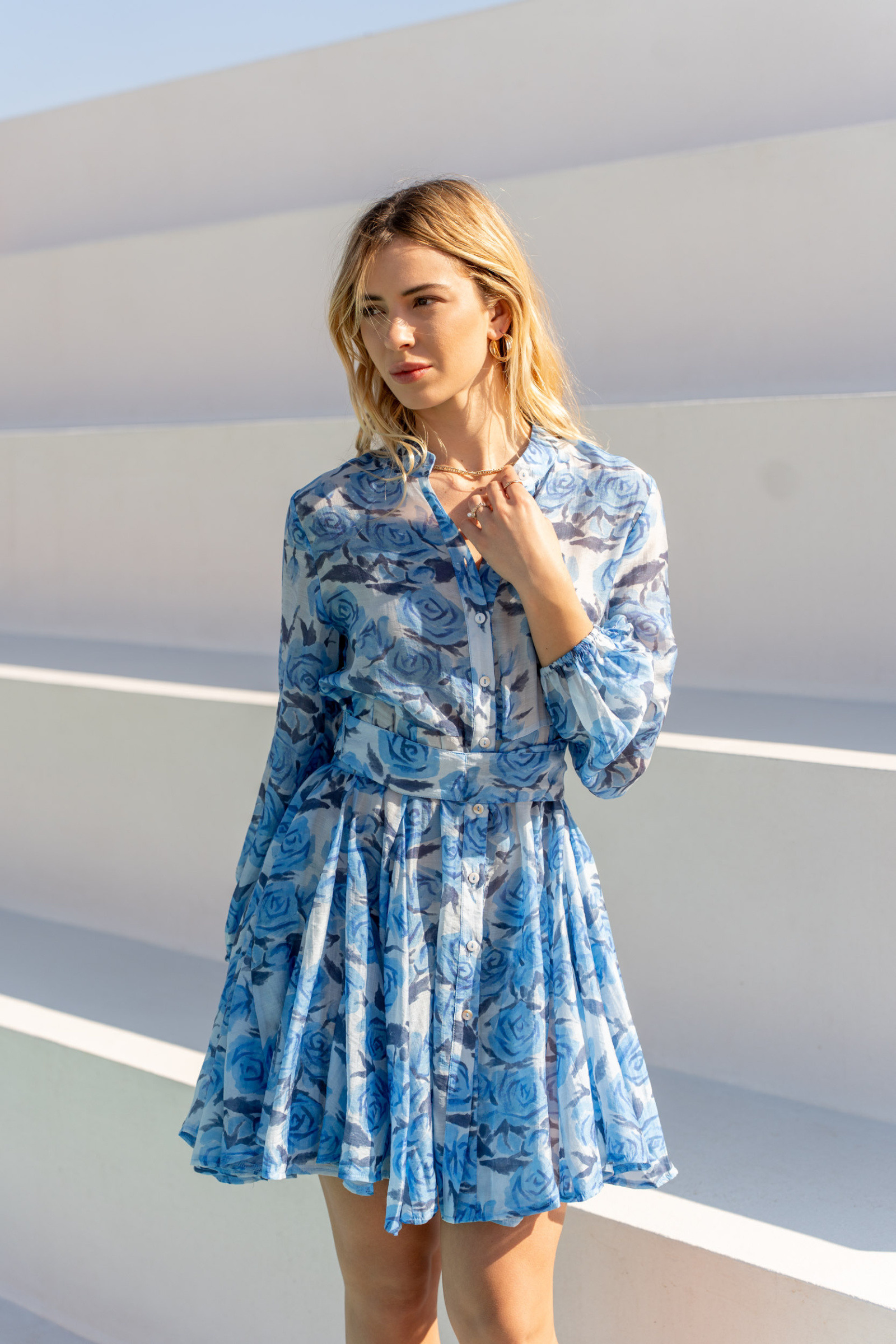 Robe Patineuse Forever 21 Neuve - Imprimé Floral Multicolore, Doublée, Manches 3/4, Taille S