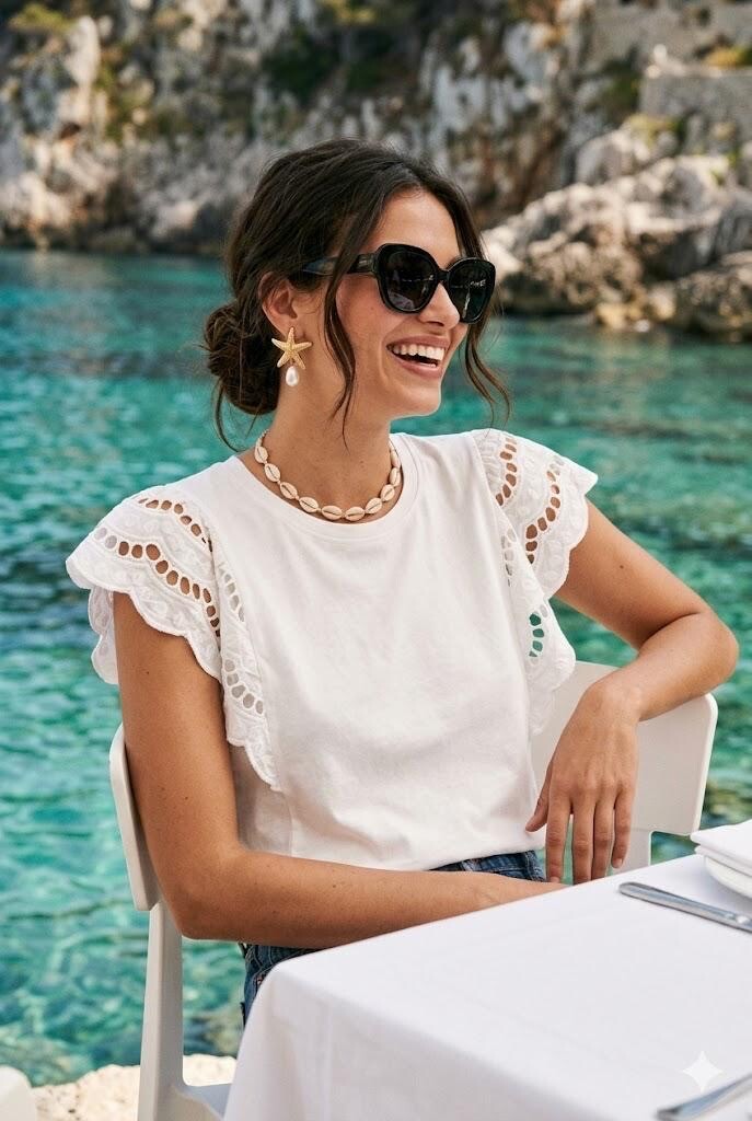 Wholesaler Choklate - Cotton top with sleeves