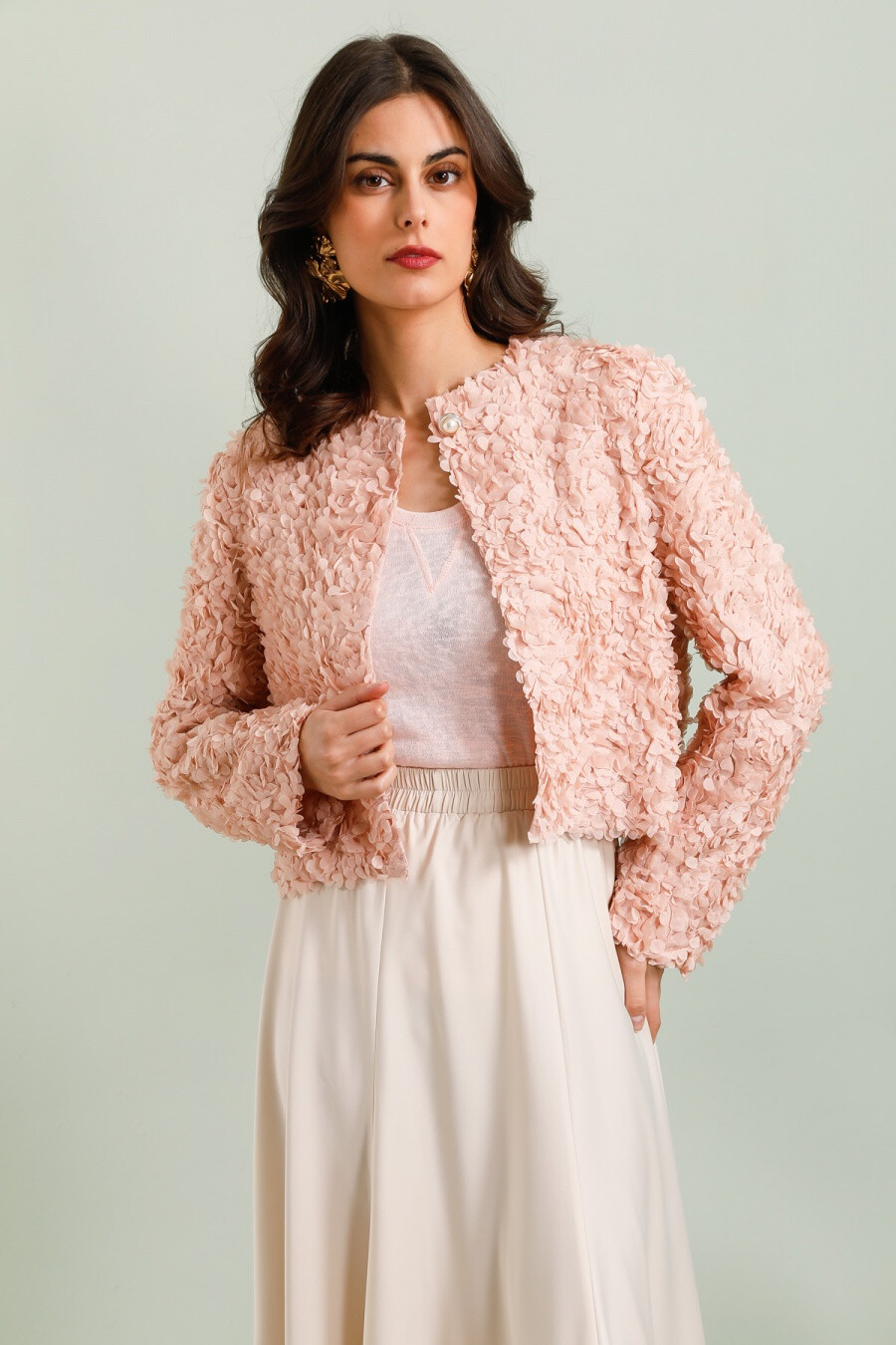 Großhändler Choklate - Rosalia Flower Structured Jacke