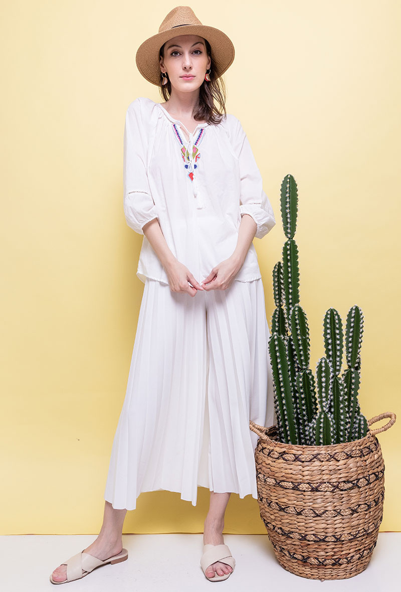 Wholesaler Christelle - Embroidered blouse