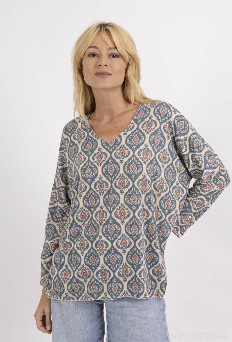 Wholesaler Christelle - Printed blouse