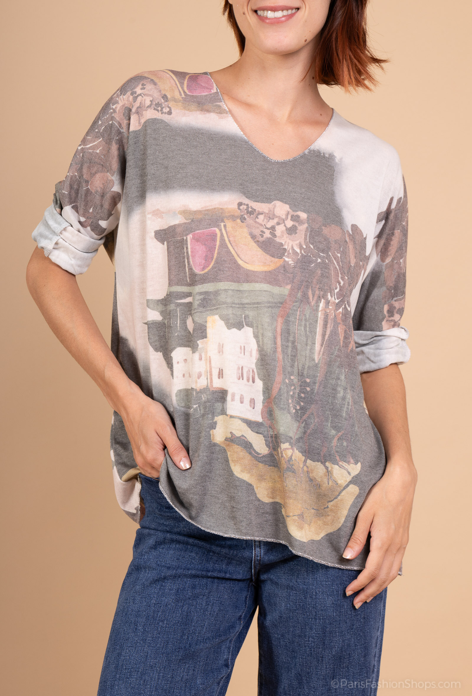 Mayorista Christelle - Blusa estampada
