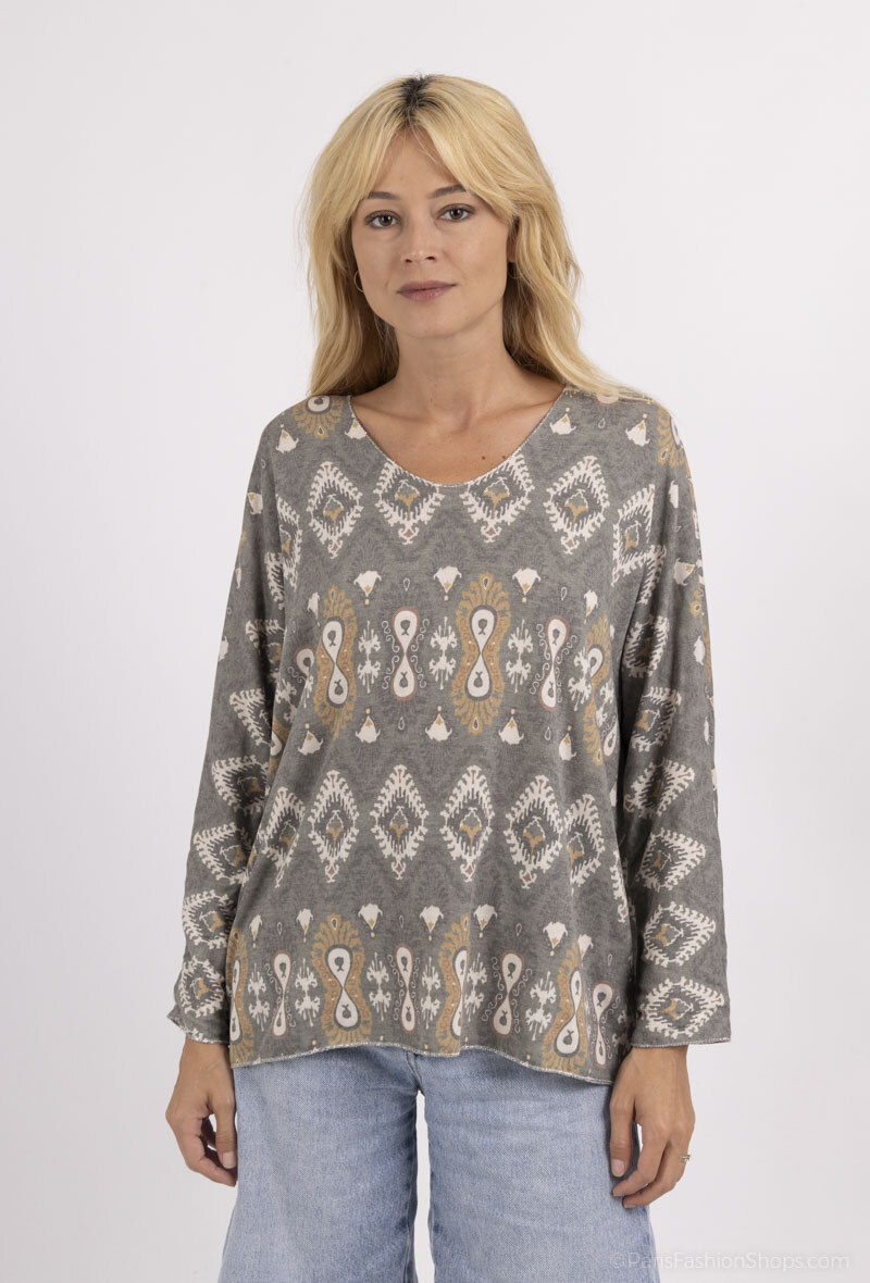 Mayorista Christelle - Blusa estampada