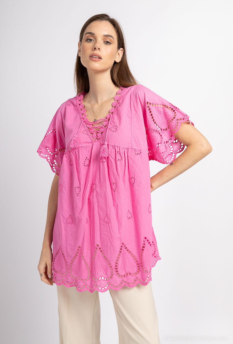 Wholesaler Christelle - Embroidered top