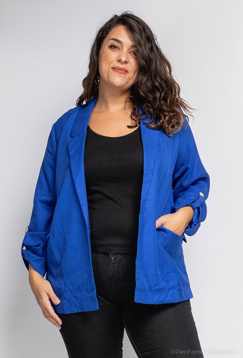 Wholesaler Christy - Plus Size Blazer