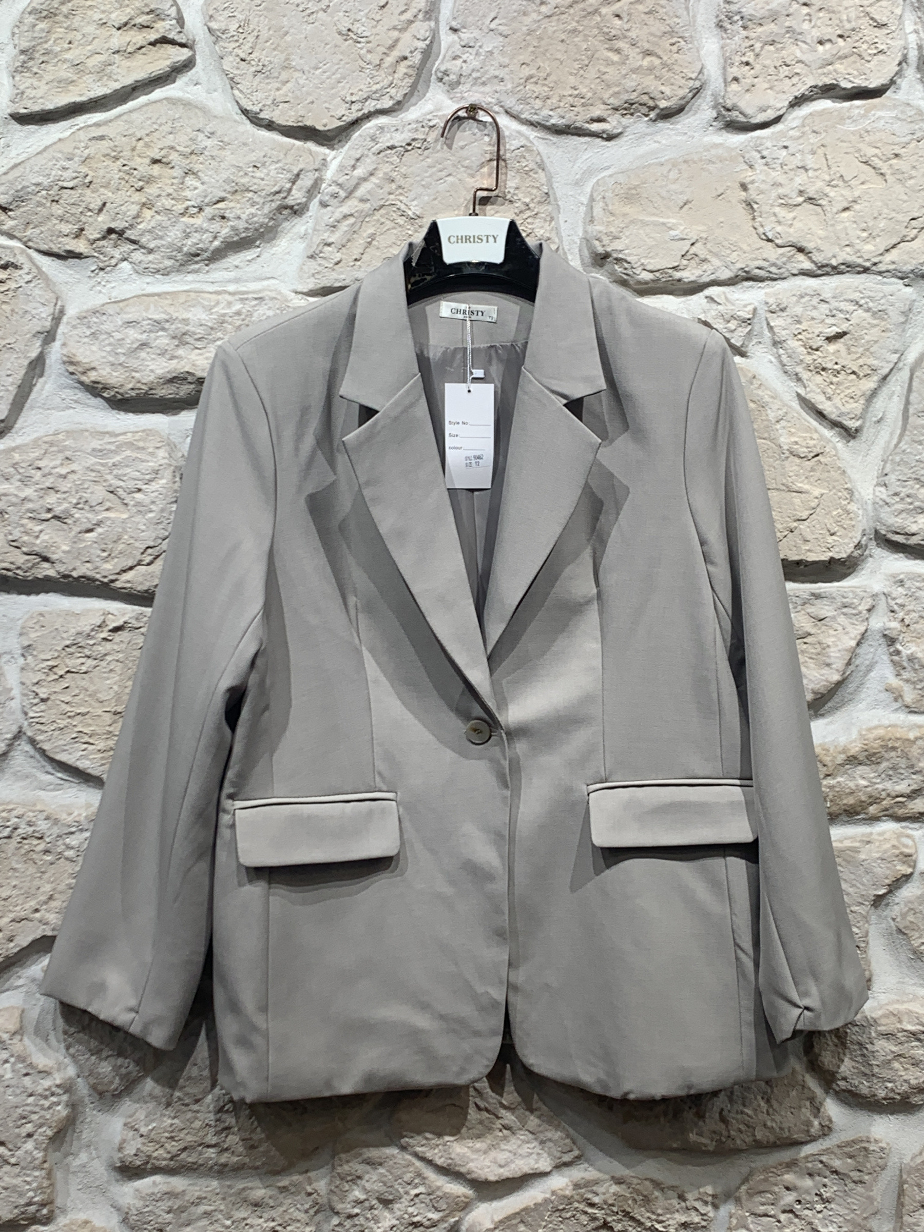 Grossiste Christy - Veste blazer uni