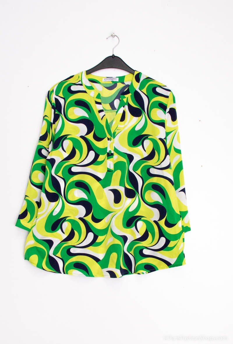 Wholesaler Christy - Casual blouse  Fluid  Printed