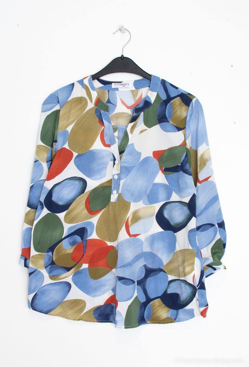 Wholesaler Christy - Fluid casual blouse Pattern