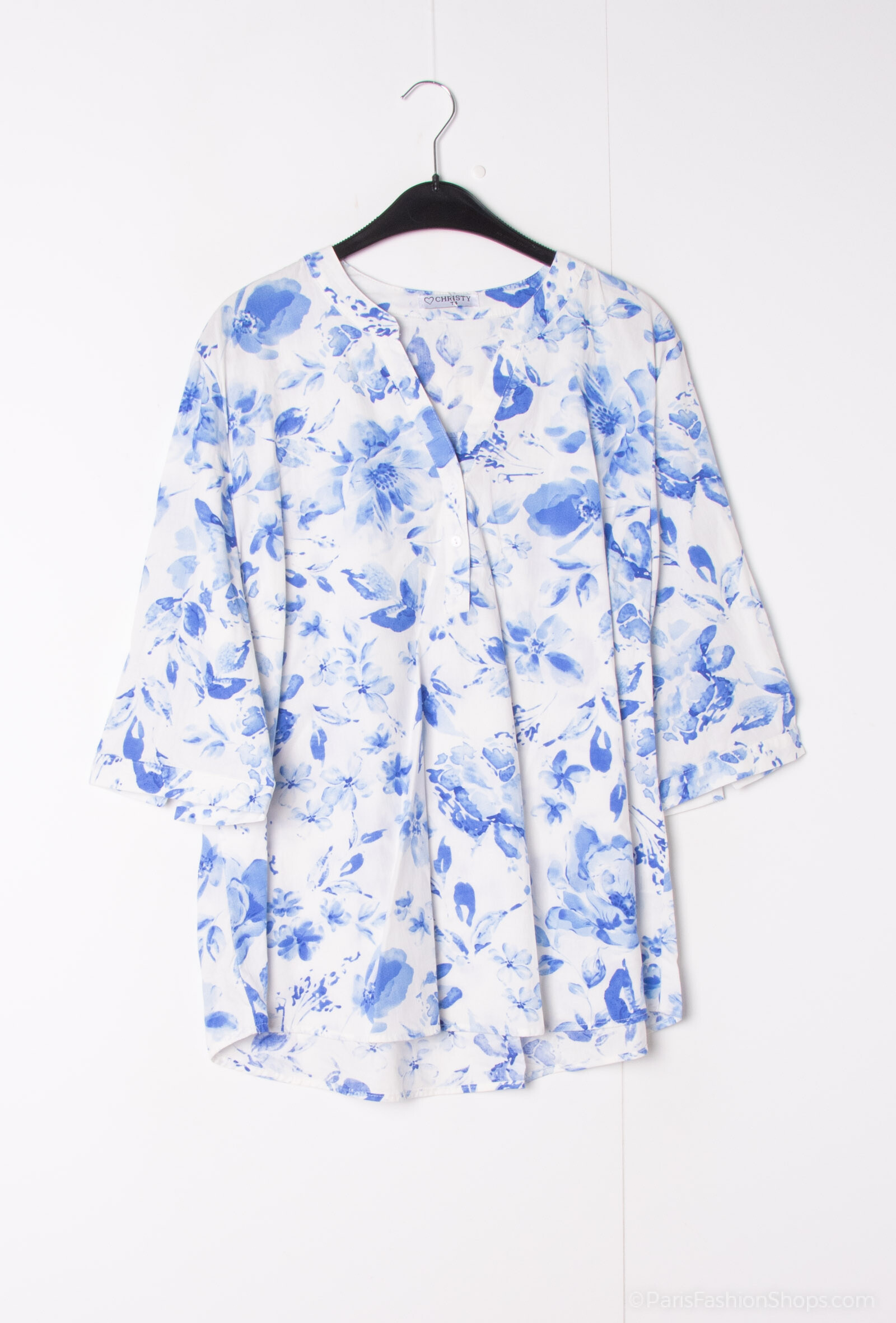 Wholesaler Christy - Printed blouse *Cotton *