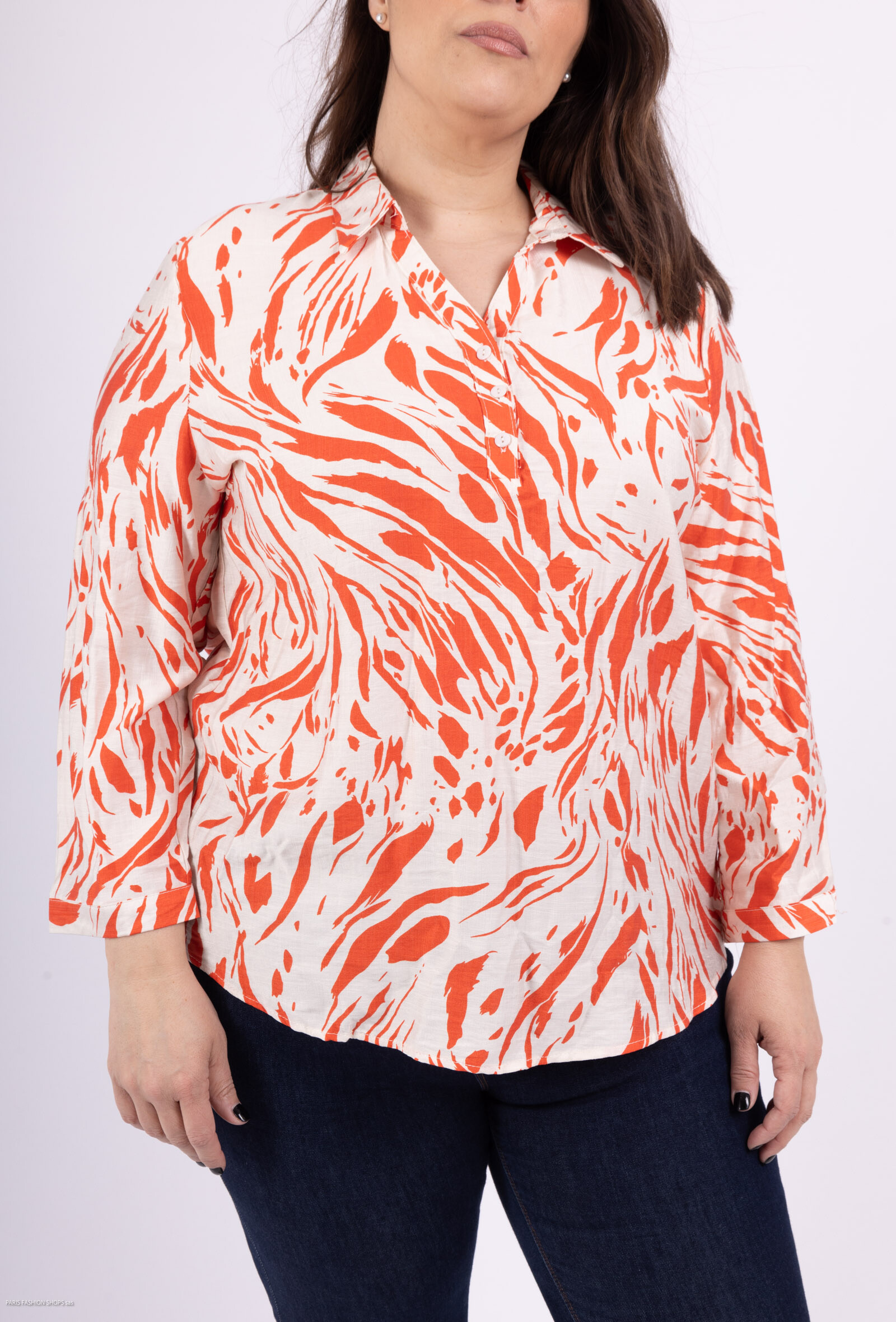Wholesaler Christy - Printed blouse *Lyocell *