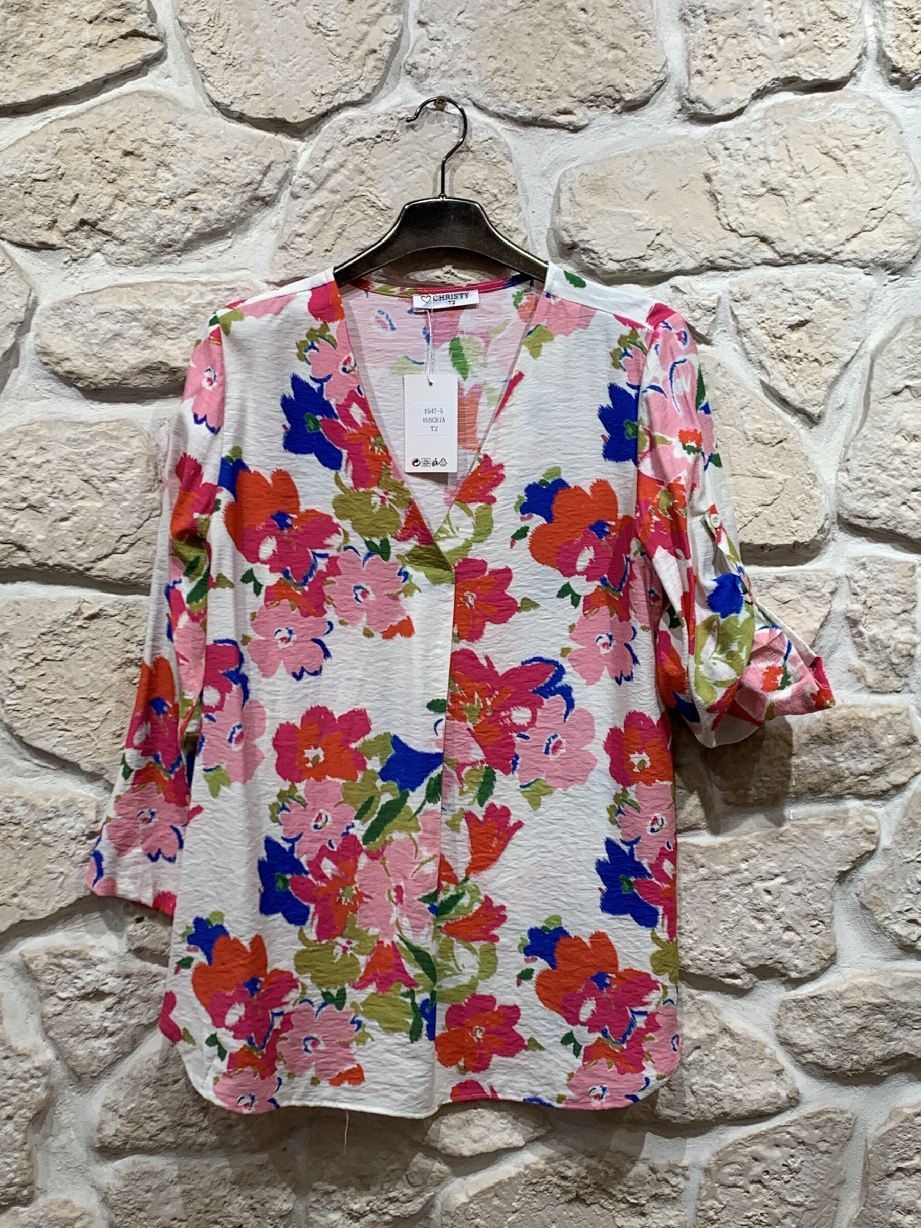 Wholesaler Christy - Printed blouse *Lyocell *