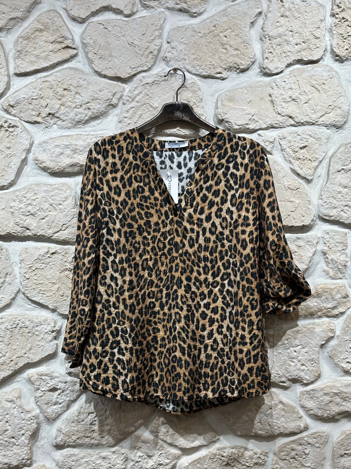 Wholesaler Christy - Leopard Lurex Blouse
