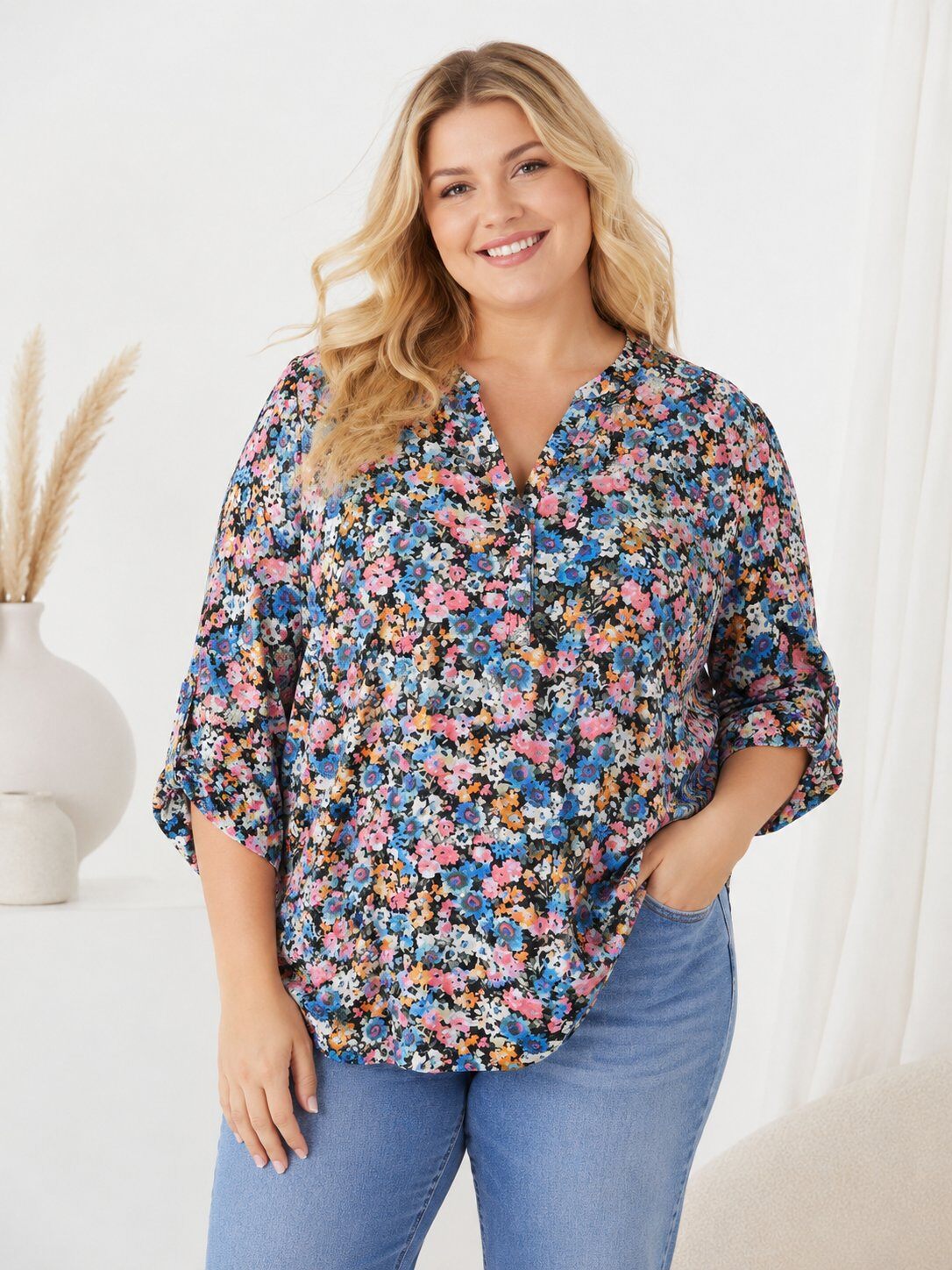 Wholesaler Christy - Floral blouse