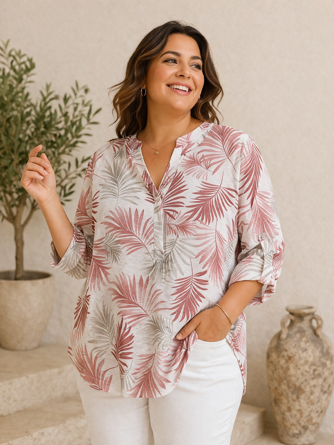 Grossista Christy - Blusa leggera taglia grande