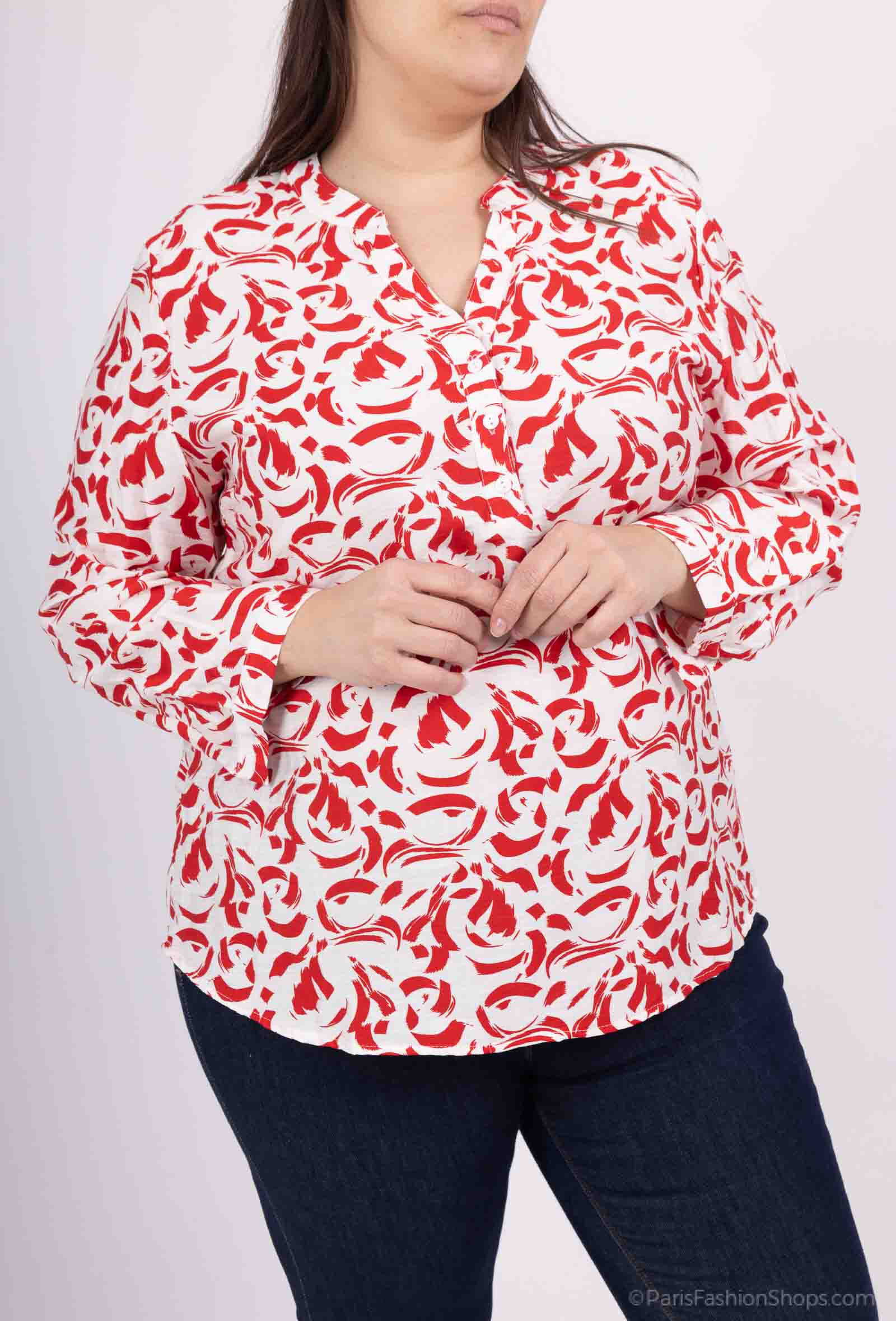 Wholesaler Christy - Printed blouse *Lyocell *