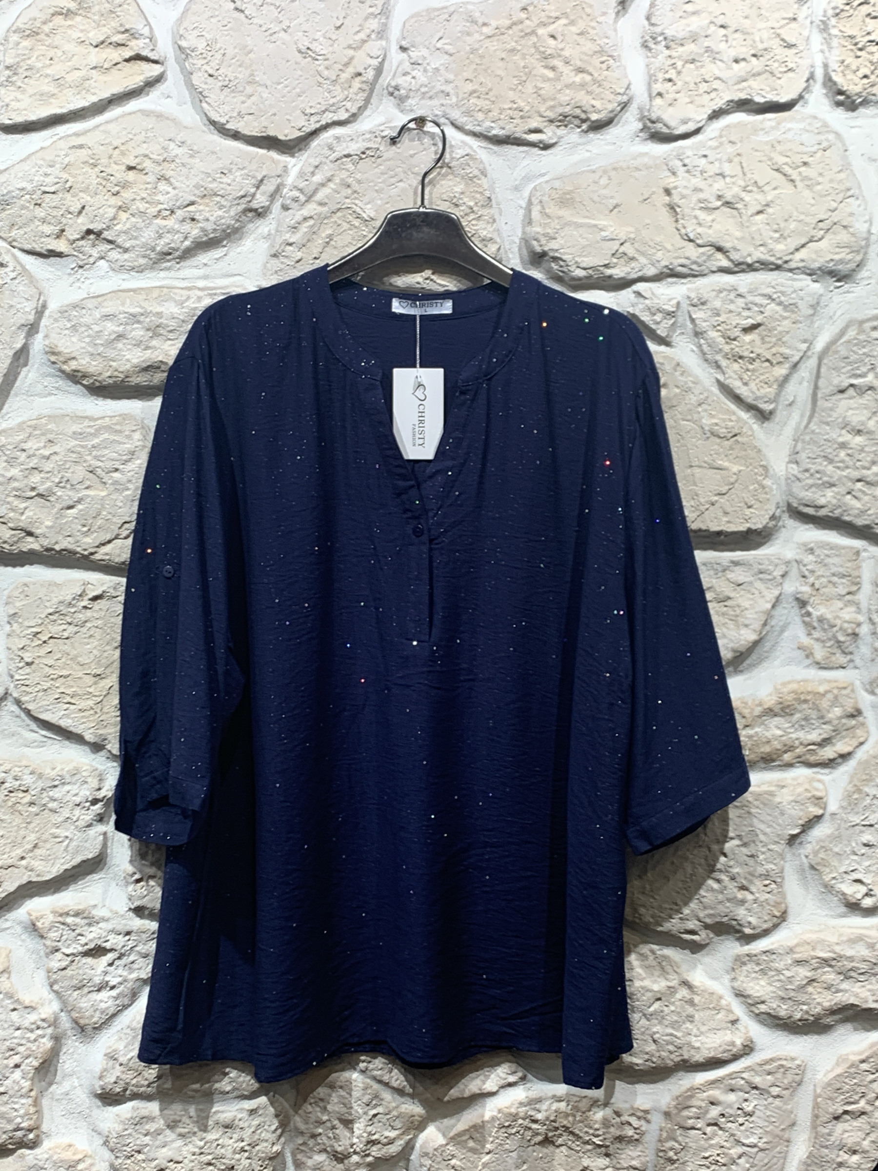 Wholesaler Christy - Sparkling Blouse PLUS SIZE XTRA LARGE
