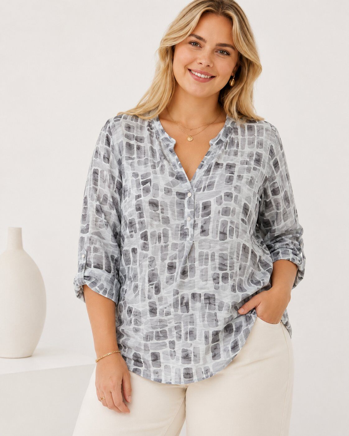 Grossiste Christy - Blouse imprimée