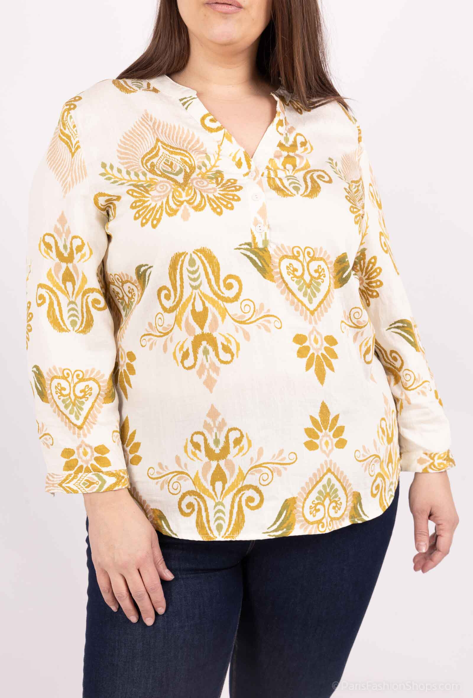 Wholesaler Christy - Printed blouse *Lyocell *