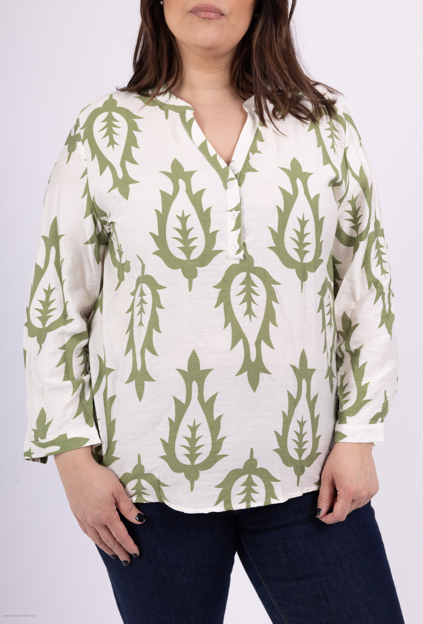 Wholesaler Christy - Printed blouse *Lyocell *