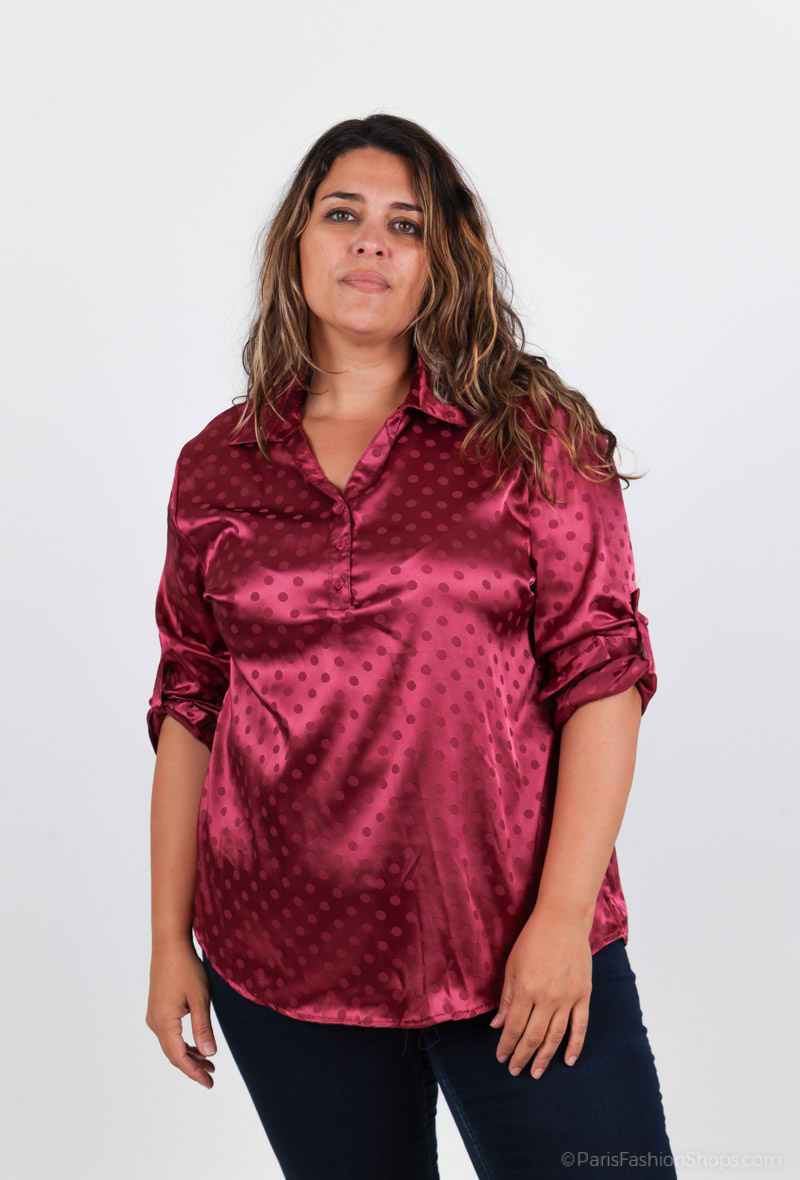 Grossiste Christy - Chemise satinée