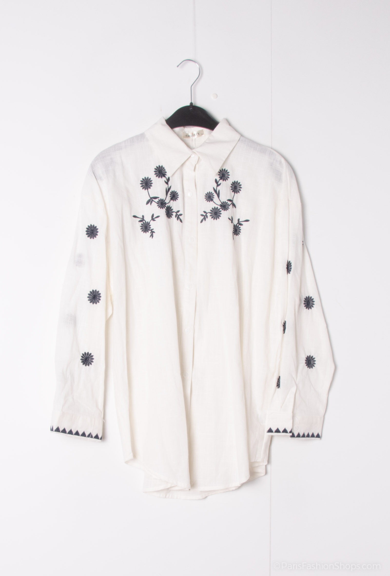 Grossiste Christy - Chemise brodée