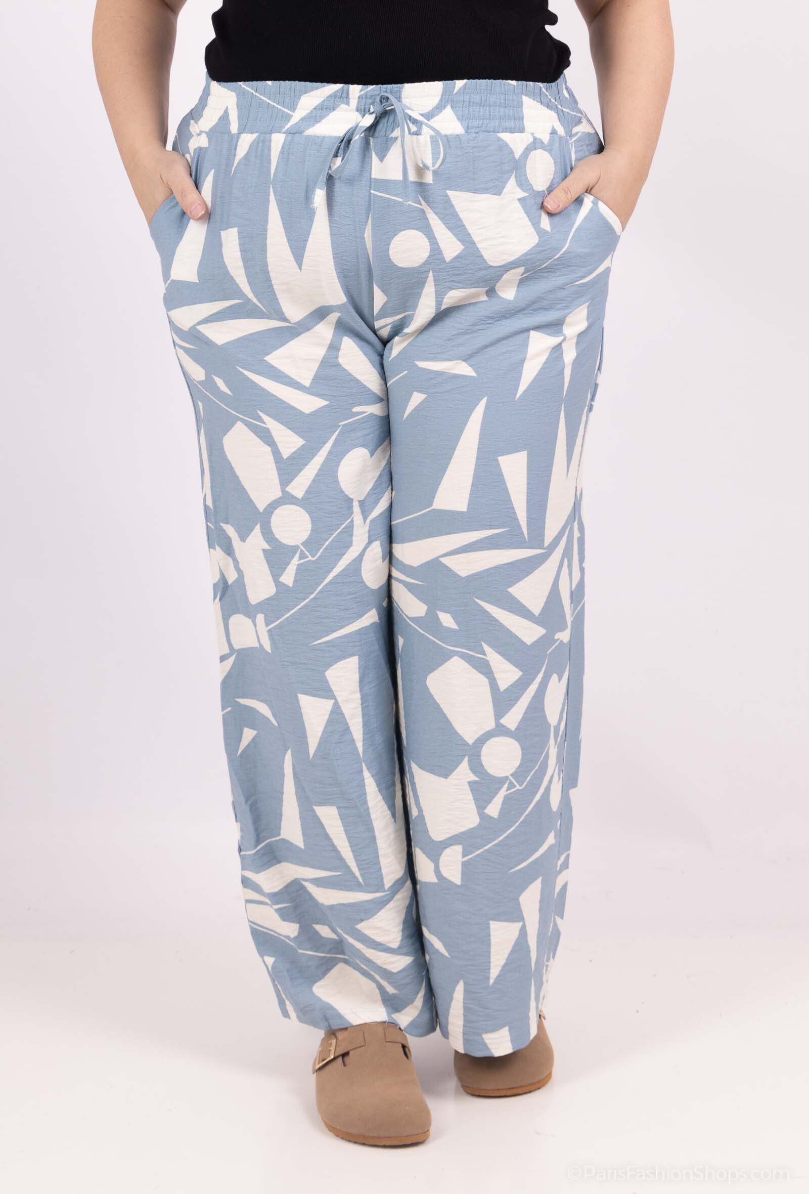 Wholesaler Christy - Fluid printed pants *Lyocell *