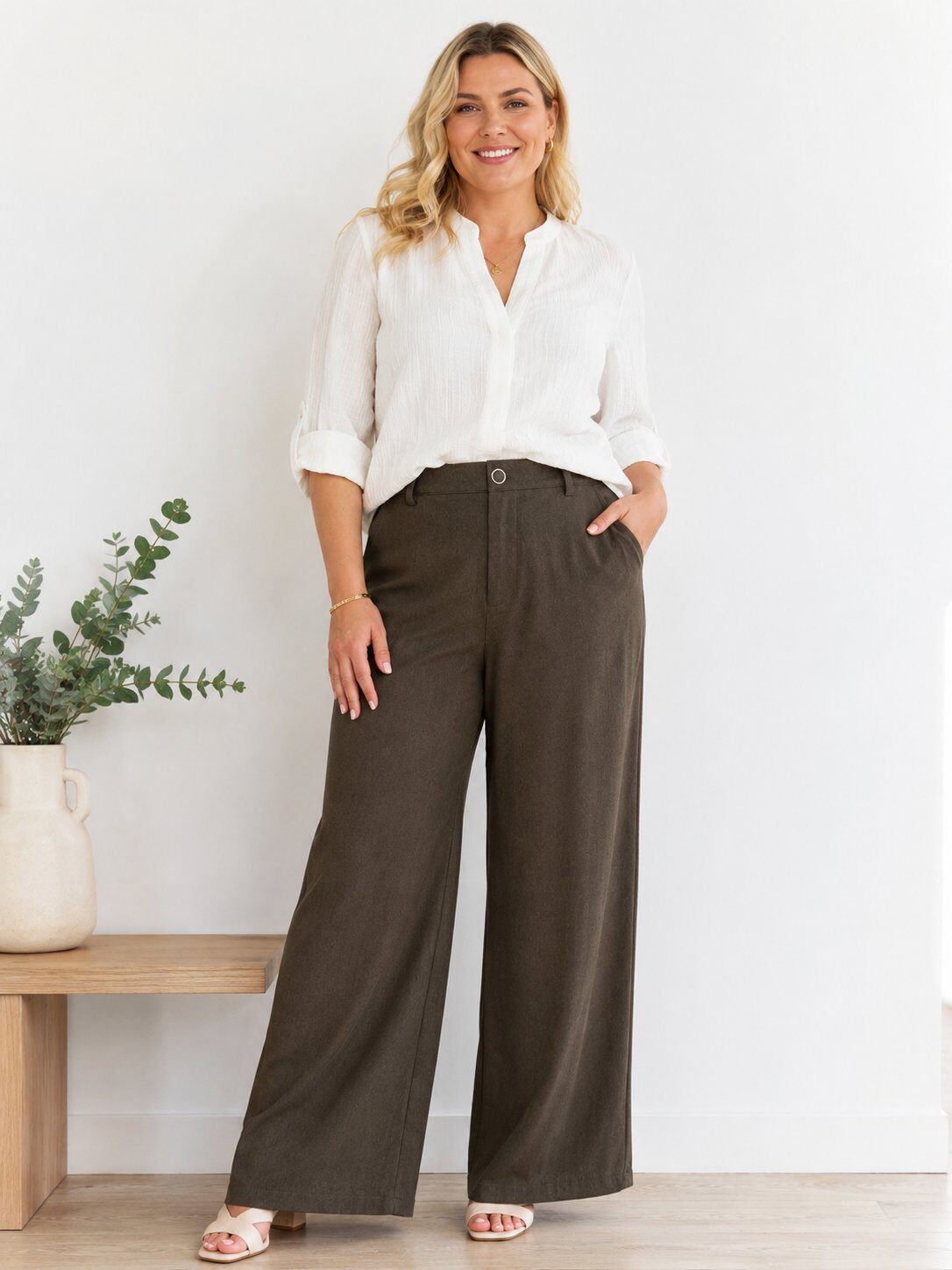 Grossiste Christy - Pantalon tailleur 7/8
