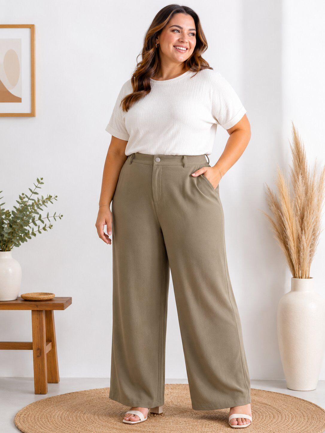 Grossiste Christy - Pantalon tailleur 7/8