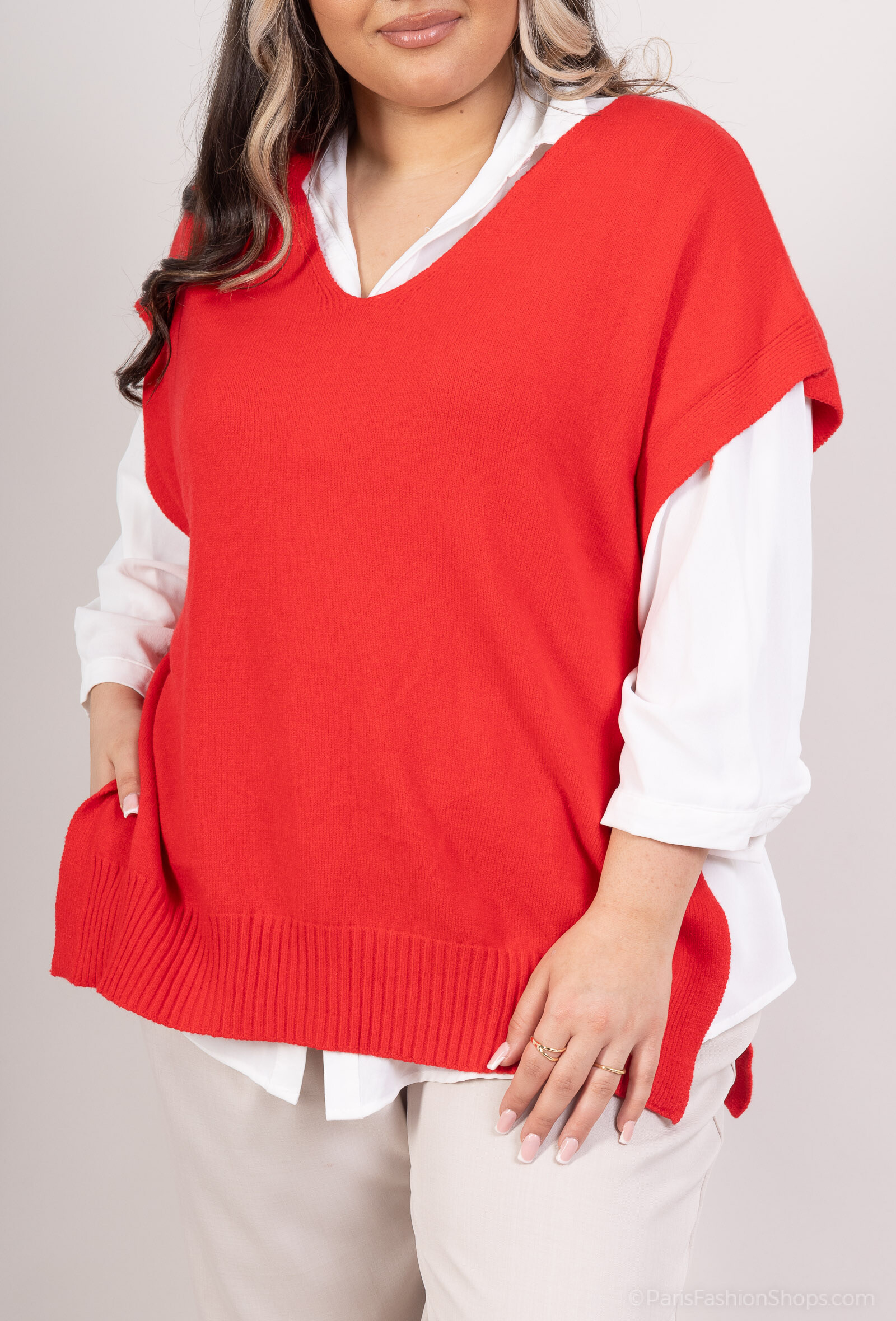 Grossiste Christy - Pull légère sans manche