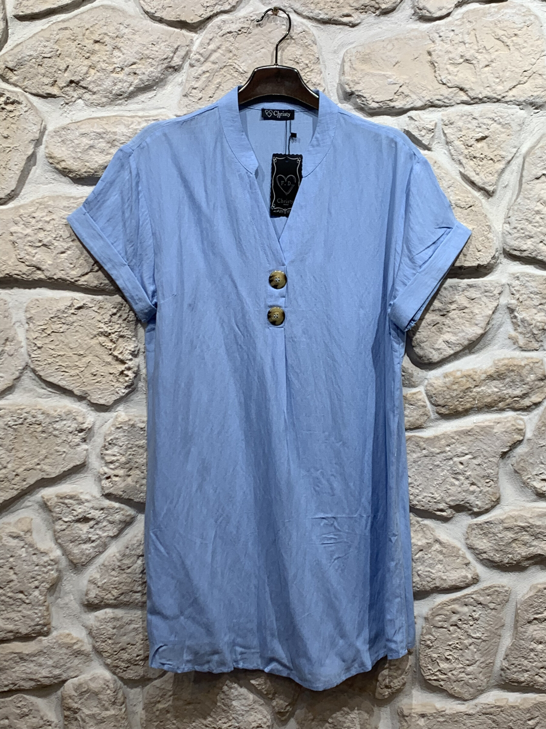 Wholesaler Christy - Light straight dress coton