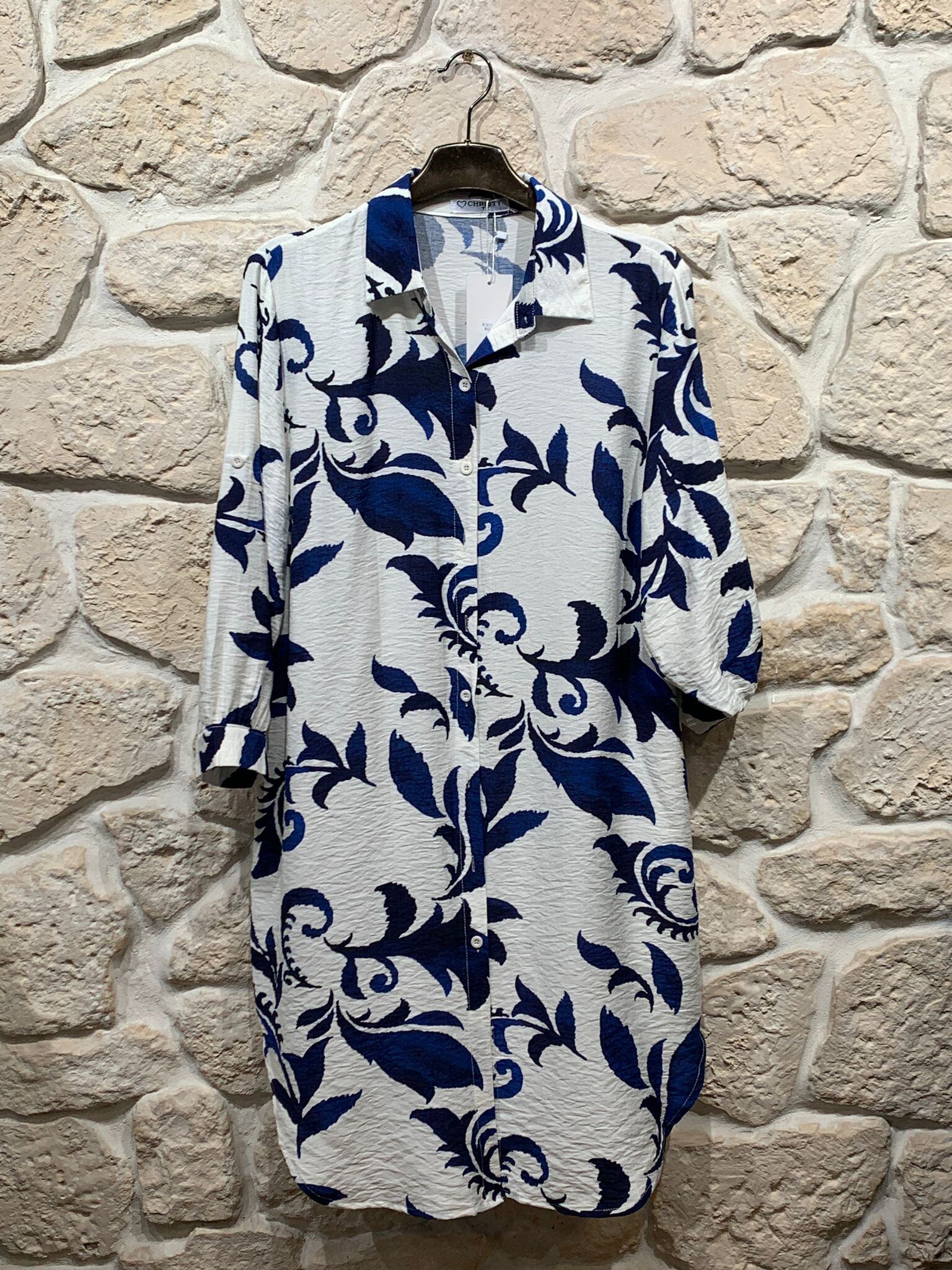 Mayorista Christy - Vestido camisero estampado