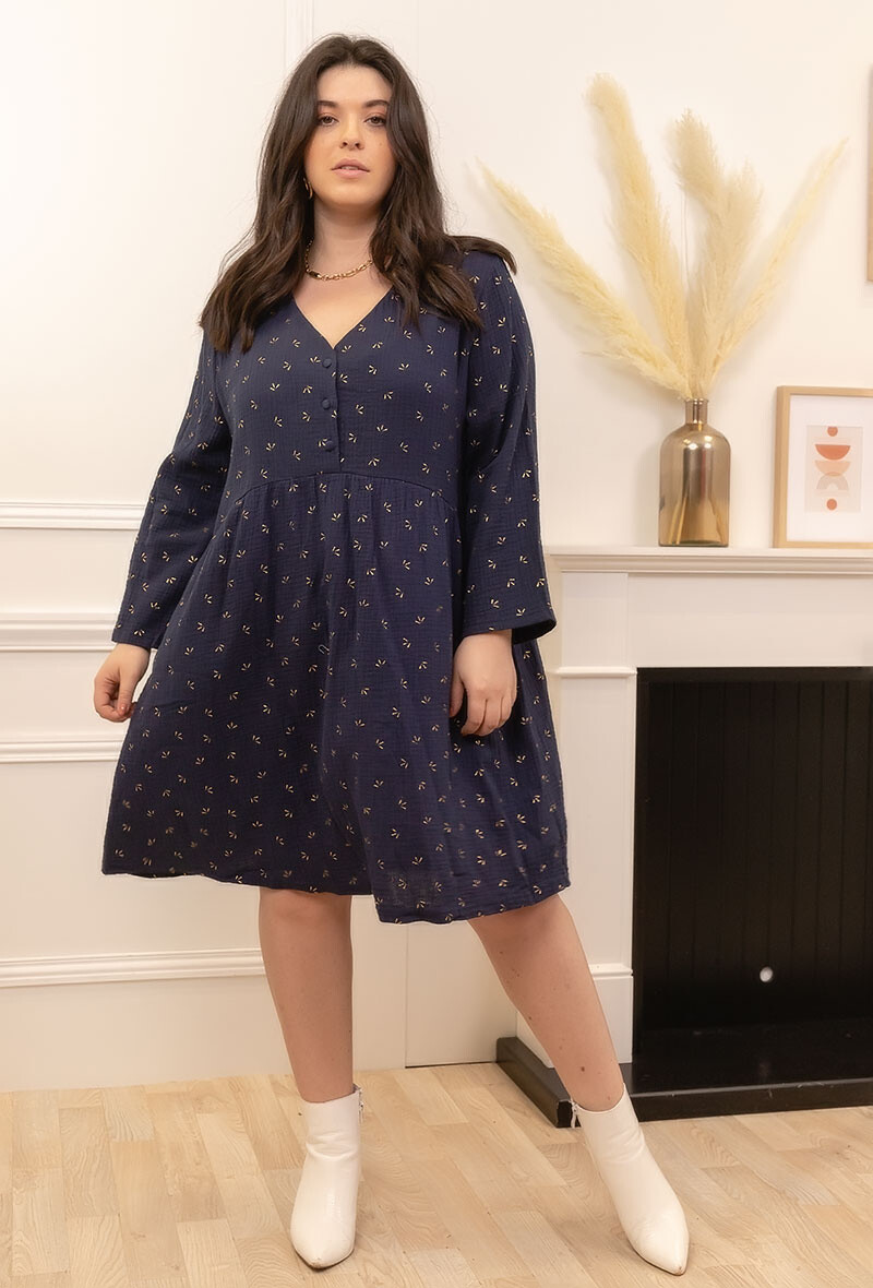 Wholesaler Christy - Cheesecloth dress