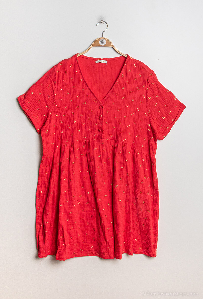 Wholesaler Christy - Cotton gauze dress/tunic