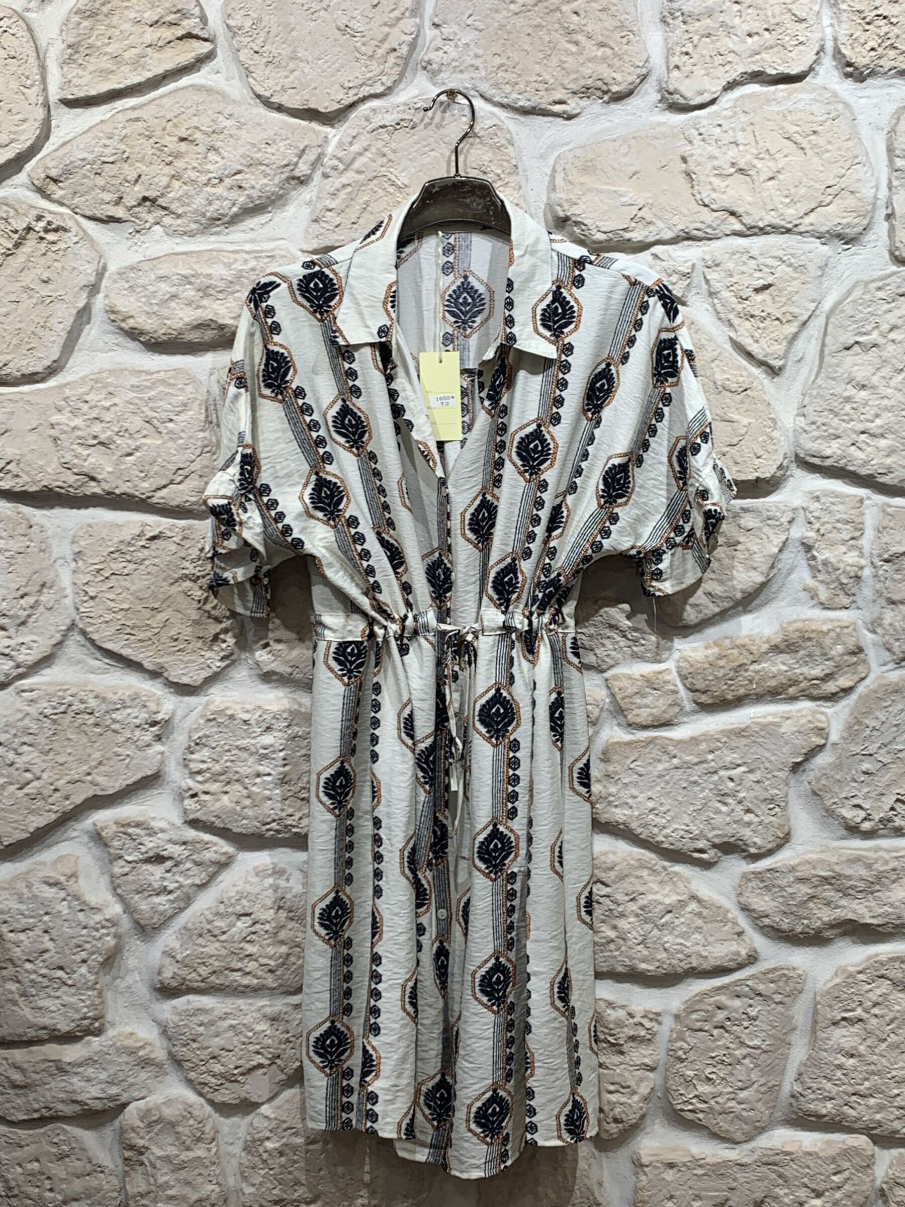 Mayorista Christy - Vestido camisero con lazo ajustable