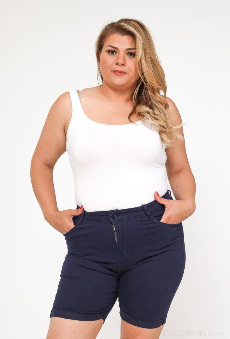 Grossiste Christy - Short uni jean