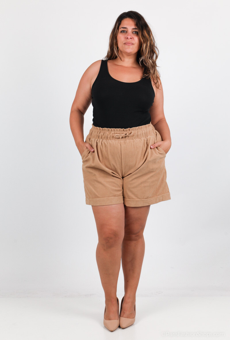 Grossiste Christy - Short en velour